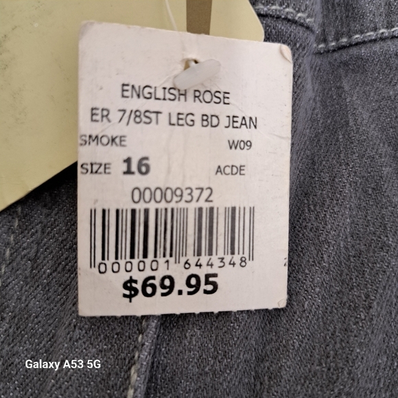 Autograph Gray Embellished Capri Jeans Women's Size 16 - Picture 7 of 9